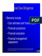 Financial Due Diligence