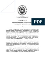 Jurisprudencia Sobre Caducidad Aer 196 Lopre Sala Electoral