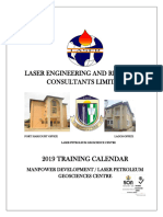 Condensed 2019 Training Calendar UPDATED