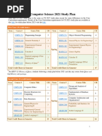 CS StudyPlan 2021