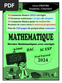 Livre EXAMENS Blancs 2024