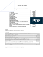 Chapter 1 Liabilities Practice Sets