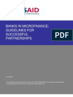 Banks in Microfinance-Guidelines