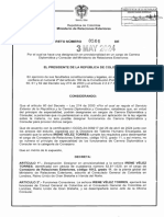 Decreto 0564 de 3 de Mayo de 2024