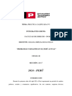 Ensayo Ta1 - Problemas y Desafíos en El Perú Actual