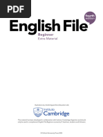 English File Beginner - Extra Material