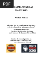 Nestor Kohan (Cipec) Aproximaciones Al Marxismo