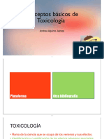 Conceptos Básicos de Toxicología