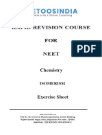 Isomerism - Chem - NEET RRC PDF