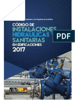 Código de Instalaciones Hidraulicas y Sanitarias 2017