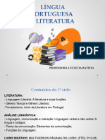 Conteúdos Do 1º Ciclo - Literatura