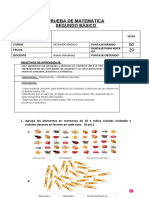 Evaluacion Segundo Basico (Unidades y Decenas)