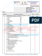 Cliente: Sunec F. EMISION: 16/04/2024 Ruc: Vendedor: Bertha Leon Contacto: Sr. Luis Picon TELEF: 959034565 Telf.: Correo: Correo: Moneda: Dolares