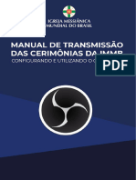 (Protótipo) Manual para Utilização Do OBS Studio - CIM IMMB