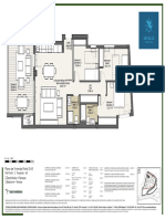 Lobby Vestíbulo: Plano de Vivienda Portal 2-A3 2 Dormitorios + Terraza