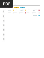 Planning Universitaire Hebdomadaire