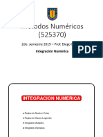 Métodos Numéricos (525370) : 2do. Semestre 2019 - Prof. Diego Paredes