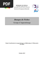 Banque de Fiches - Groupe D'apprentissage 2015-1