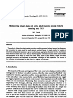 Monitoring Small Dams in Semi-Add Regions Using Remote Sensing and GIS