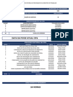 CIPA - Calendário e Dimensionamento