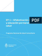 DT1 Alfabetización Digital y Educación Permanente en Salud 2022