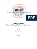 Cash Management BPA Questionnaire 8.8 NM