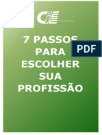 E-Book 7 PASSOS PARA ESCOLHER SUA PROFISSÃO