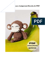 Chaveiro Macaco Amigurumi Receita de PDF Gratis