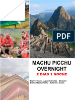 Machu Picchu Overnight