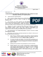 Region Memorandum CLMD-2024-119 CORRIGENDUM AND ADDITIONAL INFORMATION ON THE CONDUCT OF 2024 REGIONAL FESTIVAL OF TALENTS (RFOT)