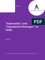 Indemnity and Liquidated Damages in India