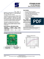 EV9486-N-00A: 1A, 100V Wide Input Buck Converter EV Board