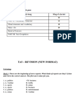 Hutech - Ta5 - Revision Lesson (New Format)