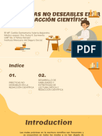 Practicas No Deseables en La Redaccion Cientifica