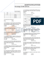 Quantitative Aptitude Practice Paper 1