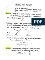 Vectors and Scalars