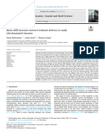 Basin Infill Increases Seaward Sediment Delivery in Small, Tide-Dominated Estuaries