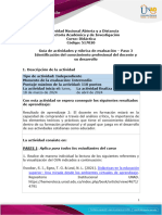 Guia de Actividades y Rúbrica de Evaluación - Unidad 2 - Paso 3 - Identificación Del Conocimiento Profesional Del Docente y Su Desarrollo