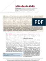 Acute Diarrhea in Adults AAFP 2022