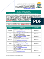 Edital Prograd Nº 664 - 2022 Convocatória para Matrícula 1 Chamada PSENEM 2023 - 1 R