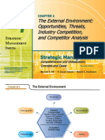 The External Environment: Opportunities, Threats, Industry Competition, and Competitor Analysis