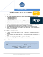 5° Simulado Conhecimentos Gerais