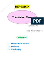 ÔN TẬP LÝ THUYẾT DỊCH