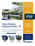 Ficha Técnica Poste Fibra 8m-1050Kgf