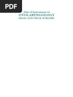 Atlas of Instruments in Otolaryngology Head and Neck Surgery