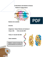 Practica Desnaturalizacion de Las Proteinas