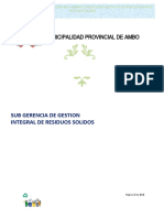 Programa de Segregación en La Fuente y Recolección Selectiva de Residuos Sólidos 2023 (Recuperado)