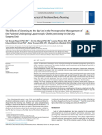 The Effects of Listening To The Qur'an in The Postoperative Management of