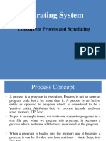 Operating System: Concurrent Process and Scheduling