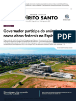 Espírito Santo: Governador Participa Do Anúncio de Novas Obras Federais No Espírito Santo